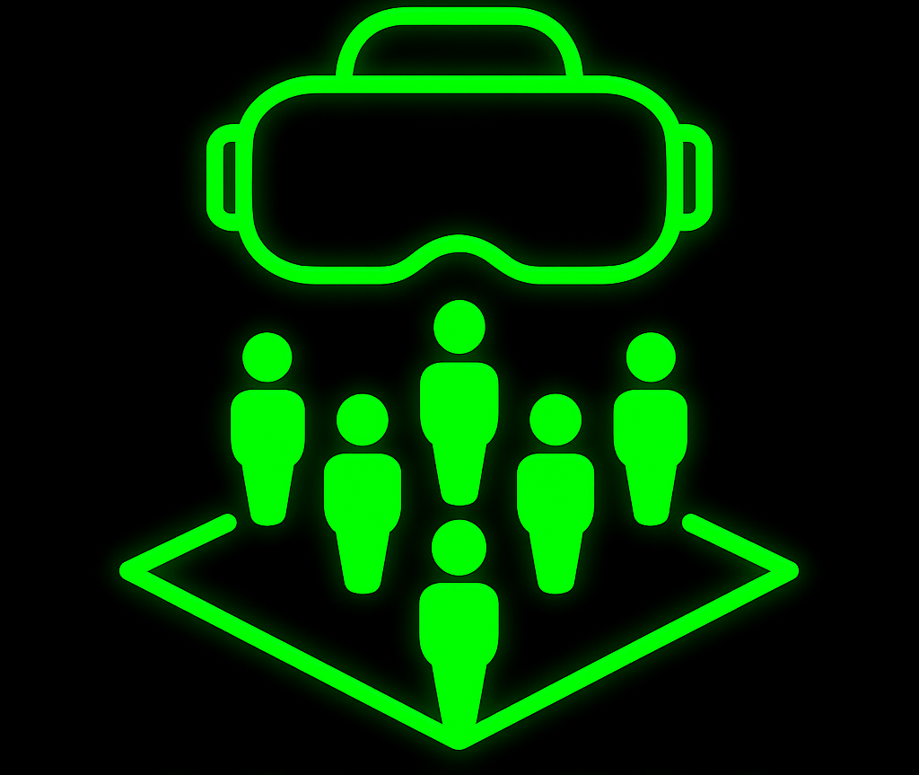 20×20 ft arena-scale VR footprint